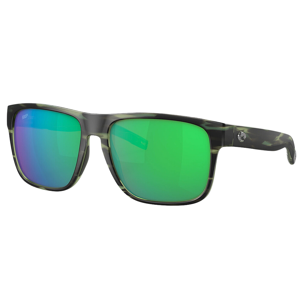 Costa Spearo XL Polarized Sunglasses in Matte Reef with Green Mirror 580P